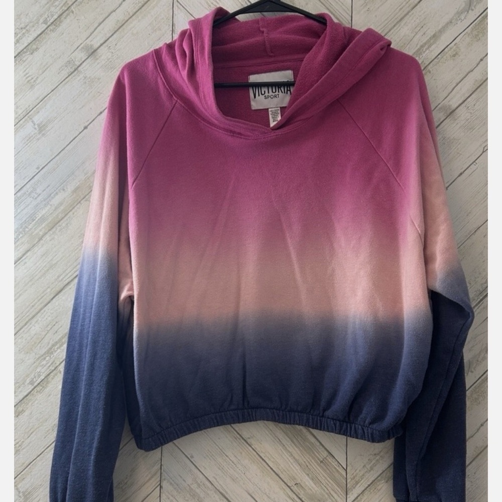 Victoria's Secret Pink to Blue Ombre Hoodie